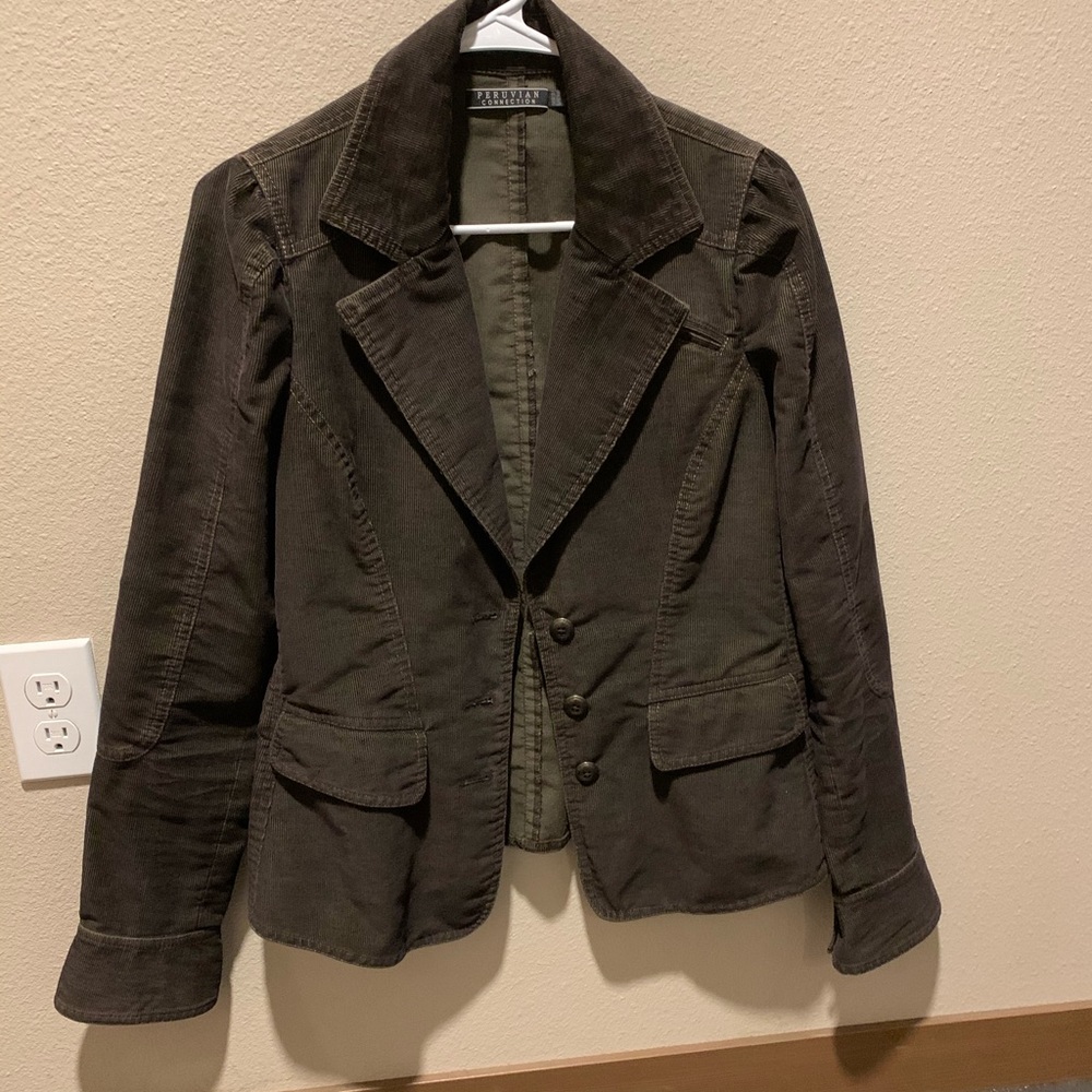 Peruvian Connection Jacket Dark Brown